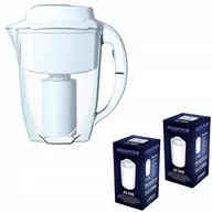 Dzbanki filtrujące - Dzbanek filtrujący Aquaphor J.SHMIDT 500 2,8 l + 3 wkłady, biały - miniaturka - grafika 1