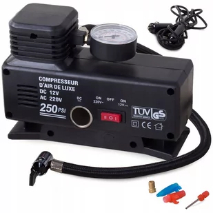 Verk Group, Kompresor samochodowy, 230V 12V 250 Psi - Akcesoria motoryzacyjne - miniaturka - grafika 1