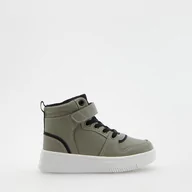 Buty dla chłopców - Reserved - Sneakersy za kostkę - Zielony - miniaturka - grafika 1