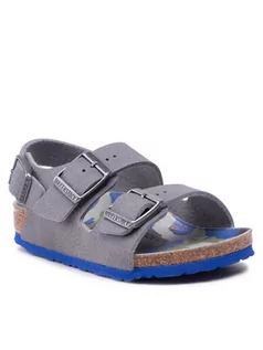 Buty dla chłopców - Birkenstock Sandały Milano Kinder 1022532 Szary - grafika 1