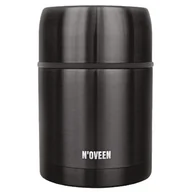 Akcesoria do oczyszczaczy i nawilżaczy powietrza - Termos obiadowy NOVEEN TB945 Black Transparent 600 ml - miniaturka - grafika 1