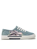 Buty dla dziewczynek - Pepe Jeans Tenisówki Brady Flag G PGS30563 Niebieski - miniaturka - grafika 1