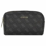 Kosmetyczki, organizery i kuferki - Guess Tya Cosmetic Bag 17 cm coal logo - miniaturka - grafika 1