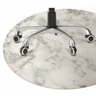 Podnóżki, podpórki, podkładki - Podkładka pod krzesło Biały marmur fi100 cm - miniaturka - grafika 1