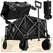 Taczki - Wózek ogrodowy – plażowy składany 127L 100kg 1 - miniaturka - grafika 1