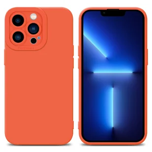 Cadorabo Etui do Apple iPhone 12 PRO MAX Etui ochronne w kolorze pomarańczowym Etui silikonowe TPU Etui na telefon komórkowy - Etui i futerały do telefonów - miniaturka - grafika 1