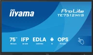 Monitory reklamowe i wyświetlacze - iiyama TE7512MIS-B4AG signage display Płaski panel Digital Signage 165,1 cm (65") - miniaturka - grafika 1