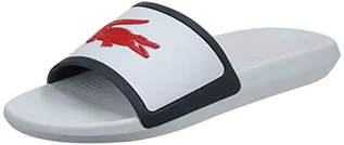 Sneakersy damskie - Lacoste Croco Slide Tri3 CMA Sneakersy męskie, Biały Wht Nvy Red 407-42 EU - grafika 1