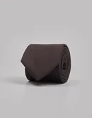 Krawaty i muchy męskie - krawat classico kcg8 brązowy - miniaturka - grafika 1