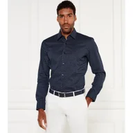 Koszule męskie - BOSS BLACK Koszula H-HANK-kent-C1-214 Slim Fit stretch - miniaturka - grafika 1