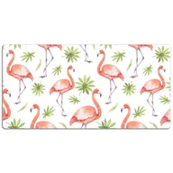 Podkładki na biurko - Podkładka pod mysz i klawiaturę Flamingi 120x60 cm, Dywanomat - miniaturka - grafika 1