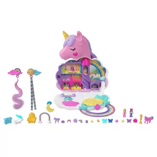 Polly Pocket, Zestaw, Jednorożec salon piękności - Figurki dla dzieci - miniaturka - grafika 1