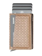 Portfele - Portfel KANGOO - PEPIT Decor wykonany z delikatnej skóry Italia beżowy - miniaturka - grafika 1