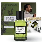 Wody i perfumy męskie - Jeanne en Provence - Lavande & Vétiver Orzeźwiająca i aromatyczny perfum dla mężczyzn 100ml - miniaturka - grafika 1