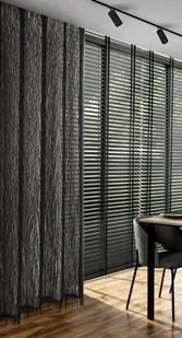 Zasłona, EUROFIRANY, Aurora, 140x250, czarna - Zasłony - miniaturka - grafika 1