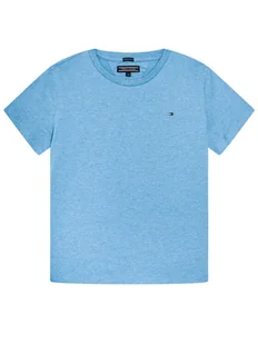 Tommy Hilfiger T-Shirt Basic Cn Knit S KB0KB04140 D Niebieski Regular Fit - Koszulki dla chłopców - miniaturka - grafika 1