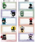 Szkolne artykuły papiernicze - Beniamin, Naklejki Na Zeszyty Batman - miniaturka - grafika 1