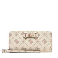 Portfele - Duży Portfel Damski Guess Silia Slg SWGP98 90146 Écru - miniaturka - grafika 1