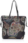 Torebki damskie - Desigual Women's Black Bag_Lacroix TALLIN 2000 - miniaturka - grafika 1