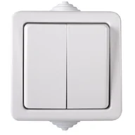 Wyłączniki światła i elektryczne - Kanlux TEKNO Łącznik świecznikowy 250V biały IP54 33495 33495 - miniaturka - grafika 1