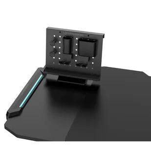 ULTRADESK Biurko dla gracza SPACE XXL V2 BLACK, 144x70 cm, 75 cm, Podświetlenie LED RGB z panelem dotykowym, z podkładką pod mysz - Biurka - miniaturka - grafika 8