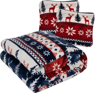 Ruhhy 24825 Koc 160 x 200 cm + 2 x poszewka na poduszkę - Poszewki na poduszki - miniaturka - grafika 1