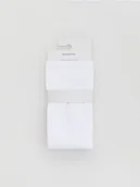 Majtki dla dzieci - Reserved - Rajstopy z mikrofibry 40 DEN - biały - miniaturka - grafika 1