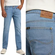 Spodnie męskie - Lee DAREN ZIP FLY Fresh Mid Worn In proste spodnie jeansowe na lato W31 L34 - miniaturka - grafika 1