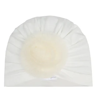 Czapka Jamiks Juliette JWG106 Écru - Czapki dla dzieci - miniaturka - grafika 1