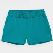 Spodenki damskie - Spodenki 4F 4FJSS23TSHOF098 46S zielony 128 cm - miniaturka - grafika 1