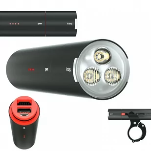 Knog lampka przednia Pwr Road 700lm czarna - Lampki rowerowe - miniaturka - grafika 1