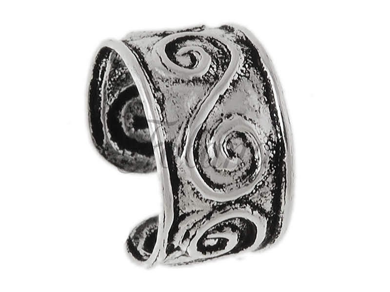 Kolczyk nausznica ciemne srebro k2605 - 0,4g.