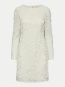 Sukienki - YAS Sukienka koktajlowa Elenor 26032155 Écru Regular Fit - miniaturka - grafika 1