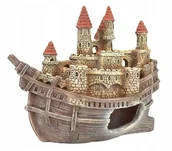 Dekoracje do akwarium - AQUA NATURA Dekoracja akwarystyczna zamek na wraku statku - miniaturka - grafika 1