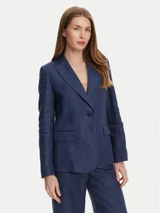 Weekend Max Mara Marynarka Nalut 2515041012 Granatowy Regular Fit - Marynarki i żakiety damskie - miniaturka - grafika 1