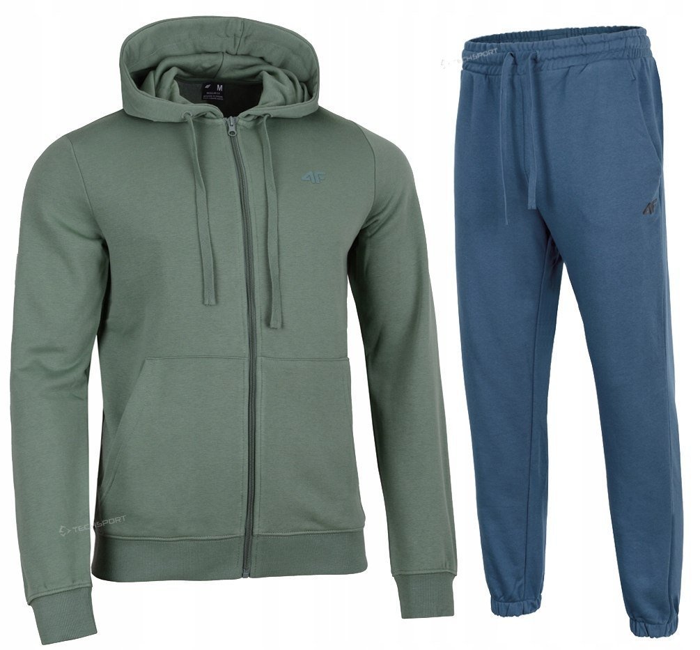 4F MÄSKI DRES BAWEĹNA KOMPLET BLUZA SPODNIE / rozm M