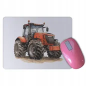 Podkładki pod mysz - PODKŁADKA POD MYSZ myszkę TRAKTOR Z TRAKTOREM prezent dla dziecka rolnika - miniaturka - grafika 1