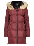 Kurtki damskie - Geographical Norway Płaszcz pikowany "Beautiful" w kolorze bordowym - miniaturka - grafika 1
