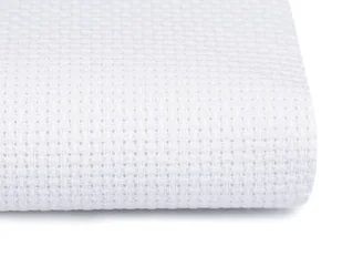 Kanwa biała do haftu 14ct 54 oczka/10cm, 34x45 cm - Pasmanteria - miniaturka - grafika 1