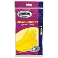 Rękawiczki - Grosik Grosik rękawice gumowe Domowe rozm. L - miniaturka - grafika 1