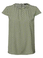 Koszule damskie - zero - Bluzka damska, żółty|zielony|wielokolorowy - miniaturka - grafika 1