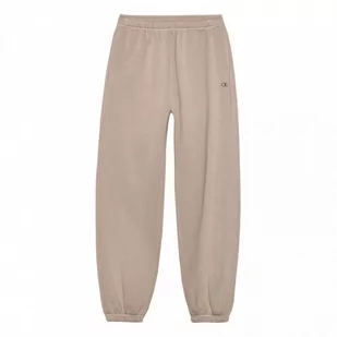 Damskie spodnie dresowe Champion Rochester Elastic Cuff Pants - beżowe - CHAMPION - Spodnie sportowe damskie - miniaturka - grafika 1