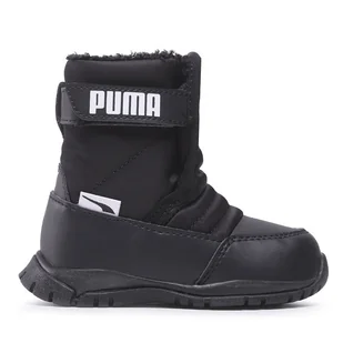 Śniegowce Puma Nieve Boot Wtr Ac Inf 380746 03 Czarny - Buty dla chłopców - miniaturka - grafika 1