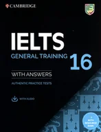 Pozostałe książki - Cambridge University Press IELTS 16 General Training Student's Book with Answers with Audio with Resource Bank - miniaturka - grafika 1