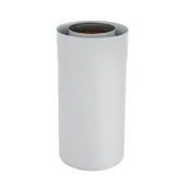 Rury i kanały wentylacyjne - EQUATION Rura do odprowadzania spalin dwuścienna 80/125 mm 0.25 mb - miniaturka - grafika 1