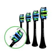 Końcówki do szczoteczek elektrycznych - Końcówki do Controly Supersonic - Czarny Zamiennik Włókien Premium - miniaturka - grafika 1