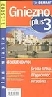 Książki podróżnicze - Gniezno plus 3. Plan miasta 1:15 000 - miniaturka - grafika 1
