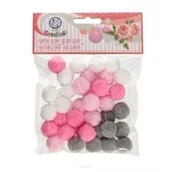 Pasmanteria - ASTRA Pompon 20mm Różany ogród Astra 335121024 - miniaturka - grafika 1