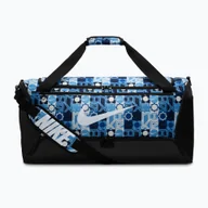 Torebki damskie - Torba treningowa Nike Brasilia 9.5 Aop 60 l university blue/black/white WYSYŁKA W 24H 30 DNI NA ZWROT - miniaturka - grafika 1