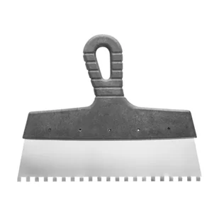 Szpachla 25 cm 62* 8 x 8 nierdzewna czarna - Narzędzia murarskie - miniaturka - grafika 1